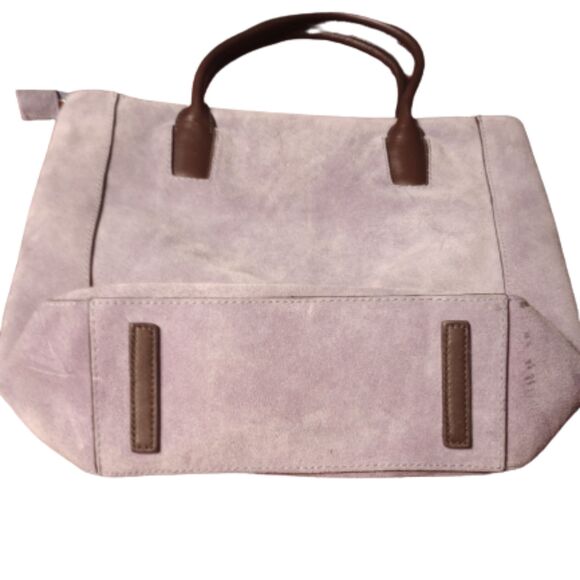Giani Bernini Lavender Suede Satchel - Picture 3 of 6